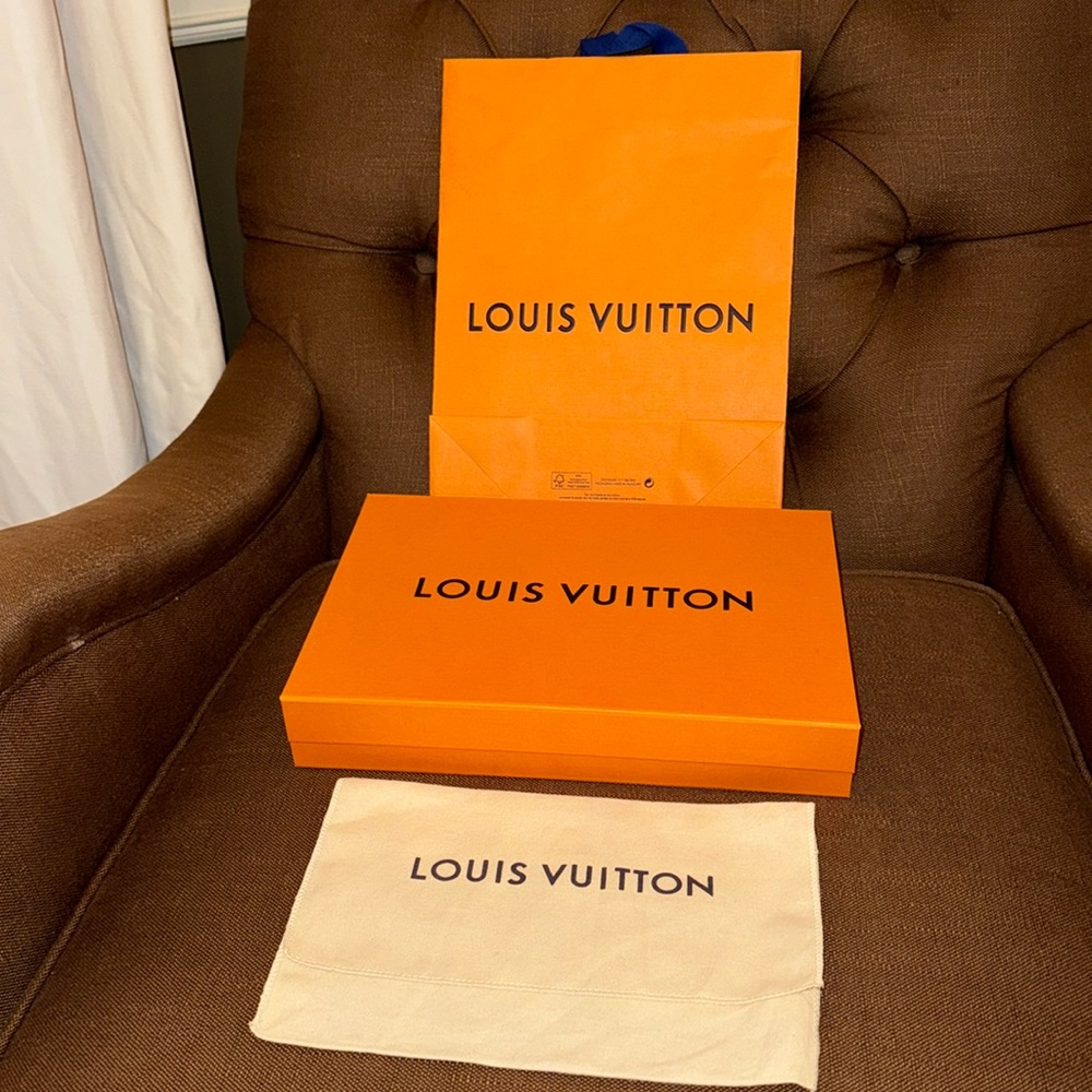 Louis Vuitton Magnetic box with paper bag and dust bag